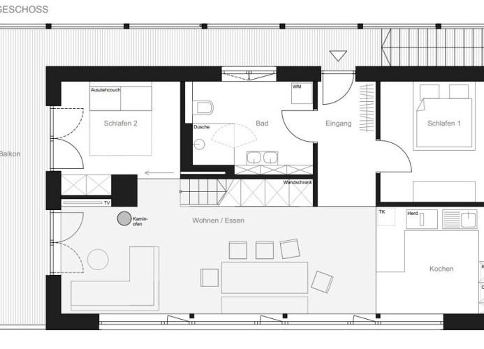 Ferienwohnung Bergufer - Obergeschoß in Oberammergau